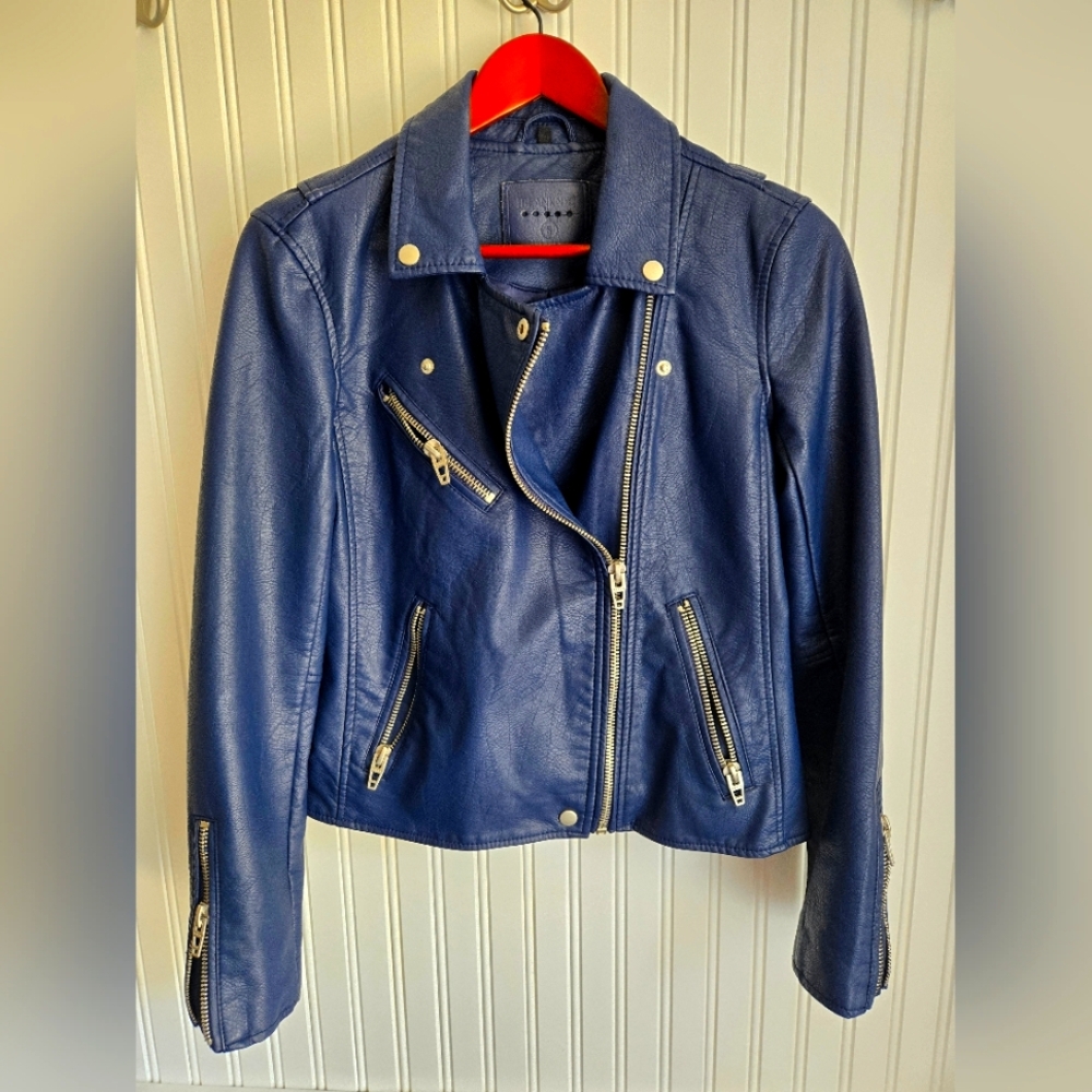 Faux Leather Jacket Size S